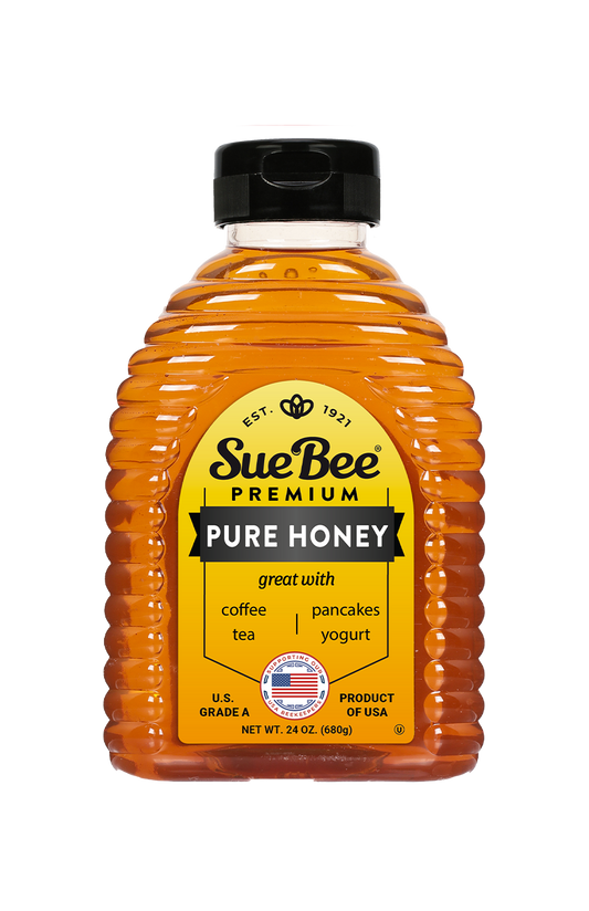 Sue Bee Pure Premium Clover Honey From USA Beekeepers