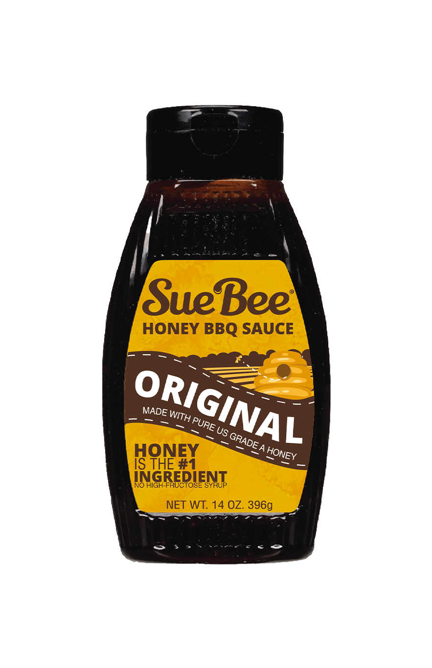Sue Bee, Barbecue Sauce Original Style, Honey BBQ, 14 Ounce (Pack of 1)